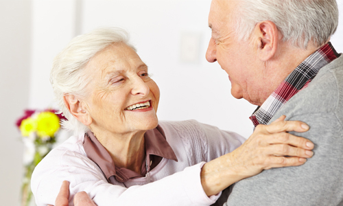 Dancing Senior Couple